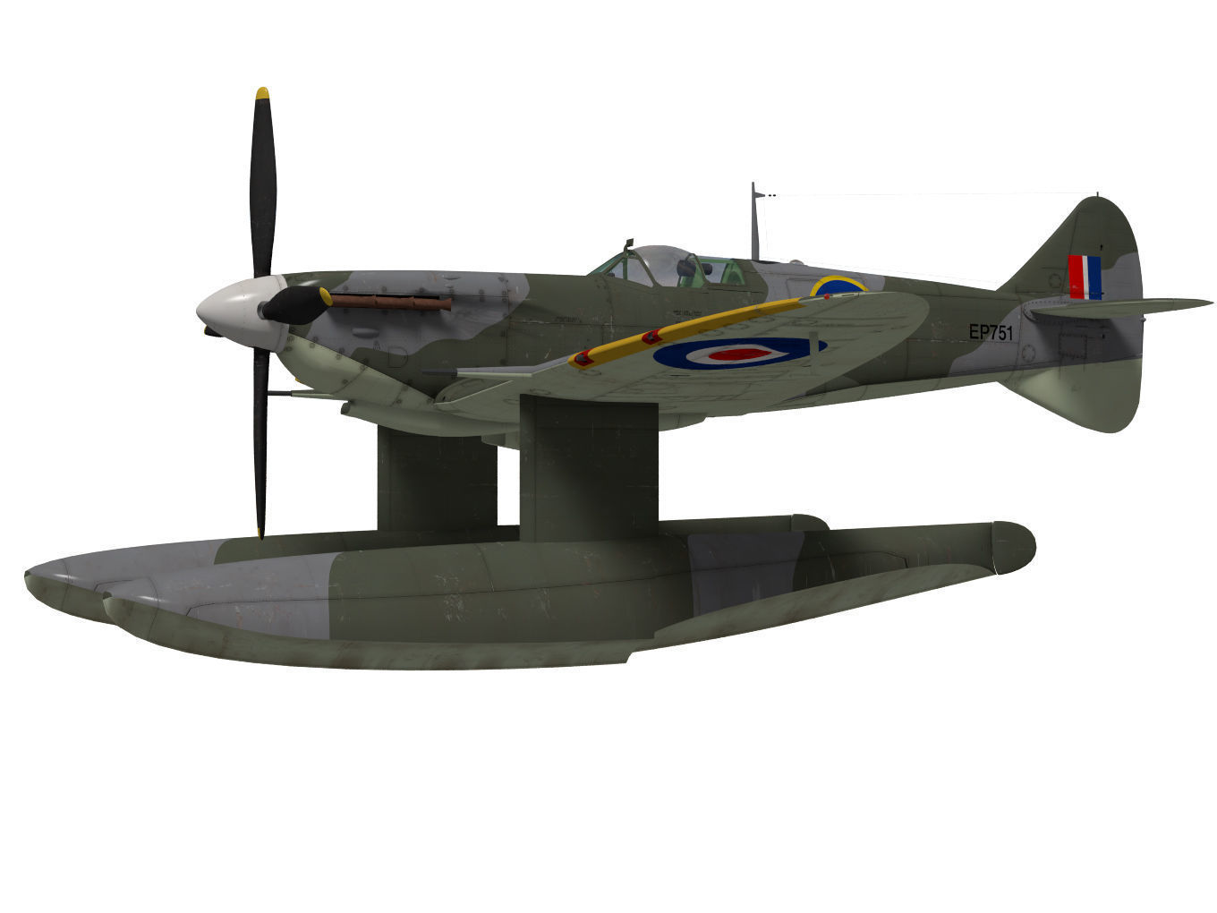 Supermarine Spitfire Mk-Vb Floatplane 3D model_5