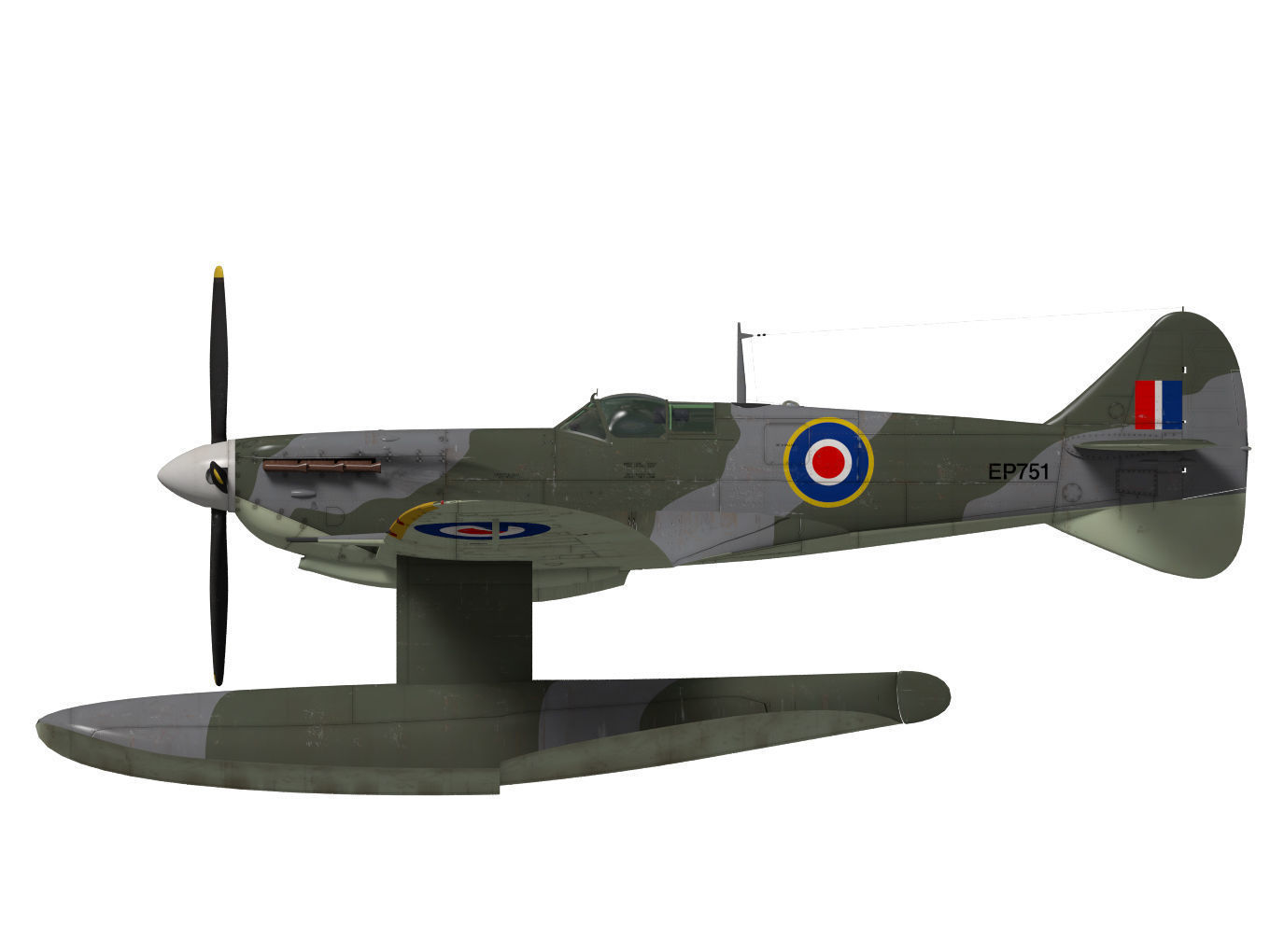 Supermarine Spitfire Mk-Vb Floatplane 3D model_9