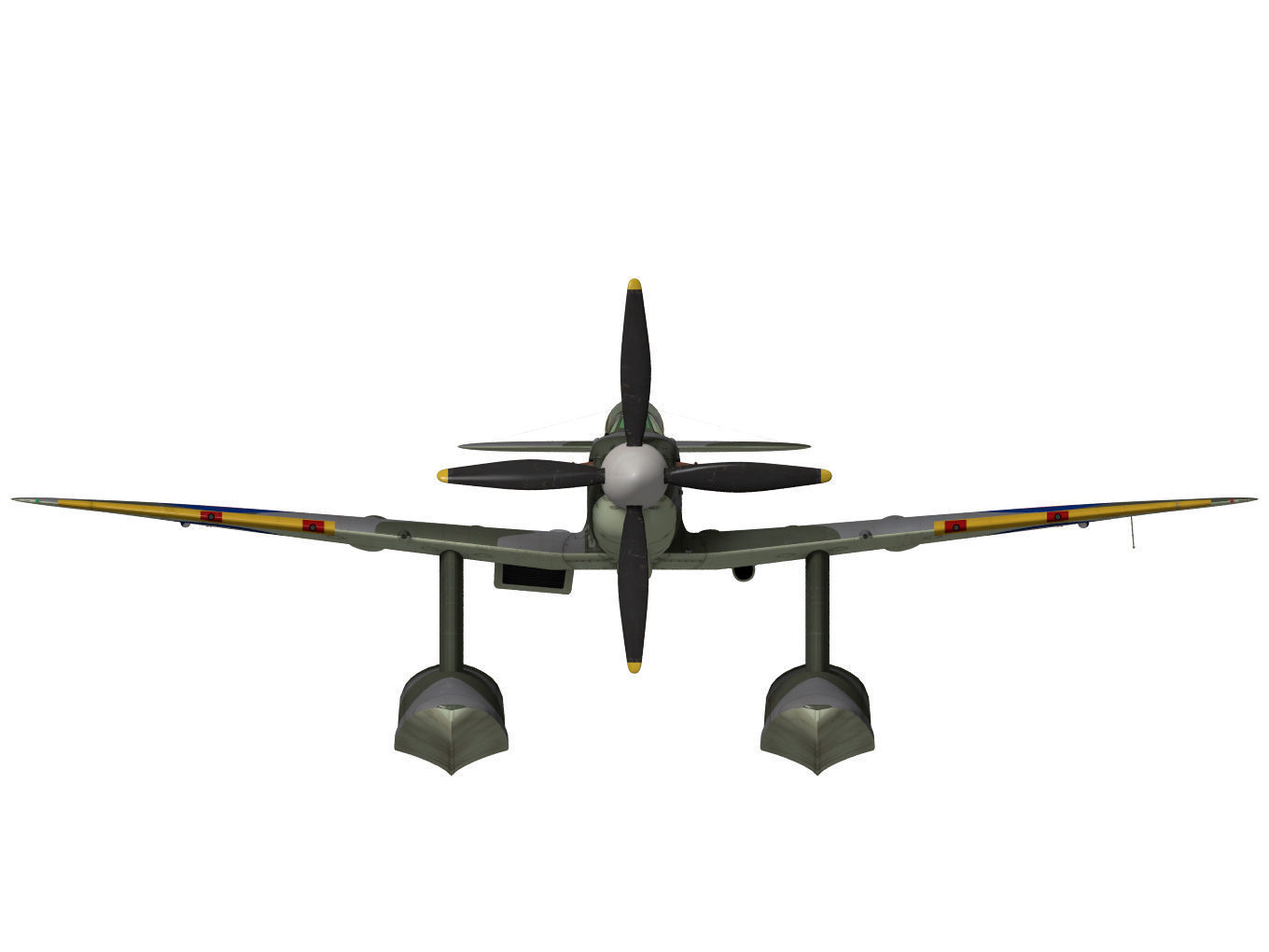 Supermarine Spitfire Mk-Vb Floatplane 3D model_10