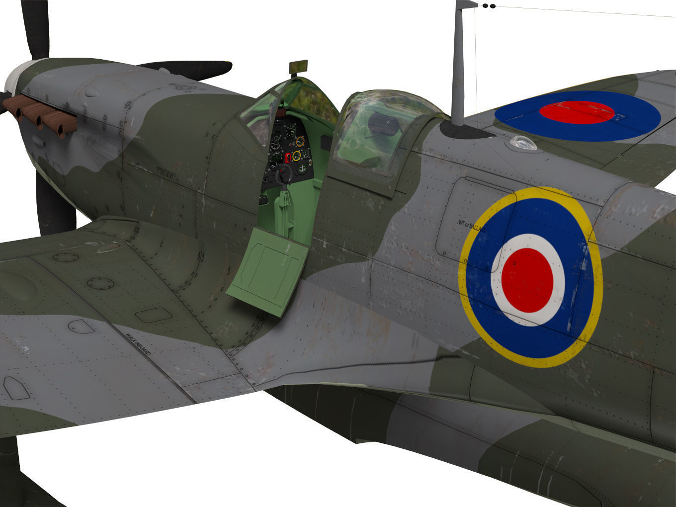 Supermarine Spitfire Mk-Vb Floatplane 3D model_8