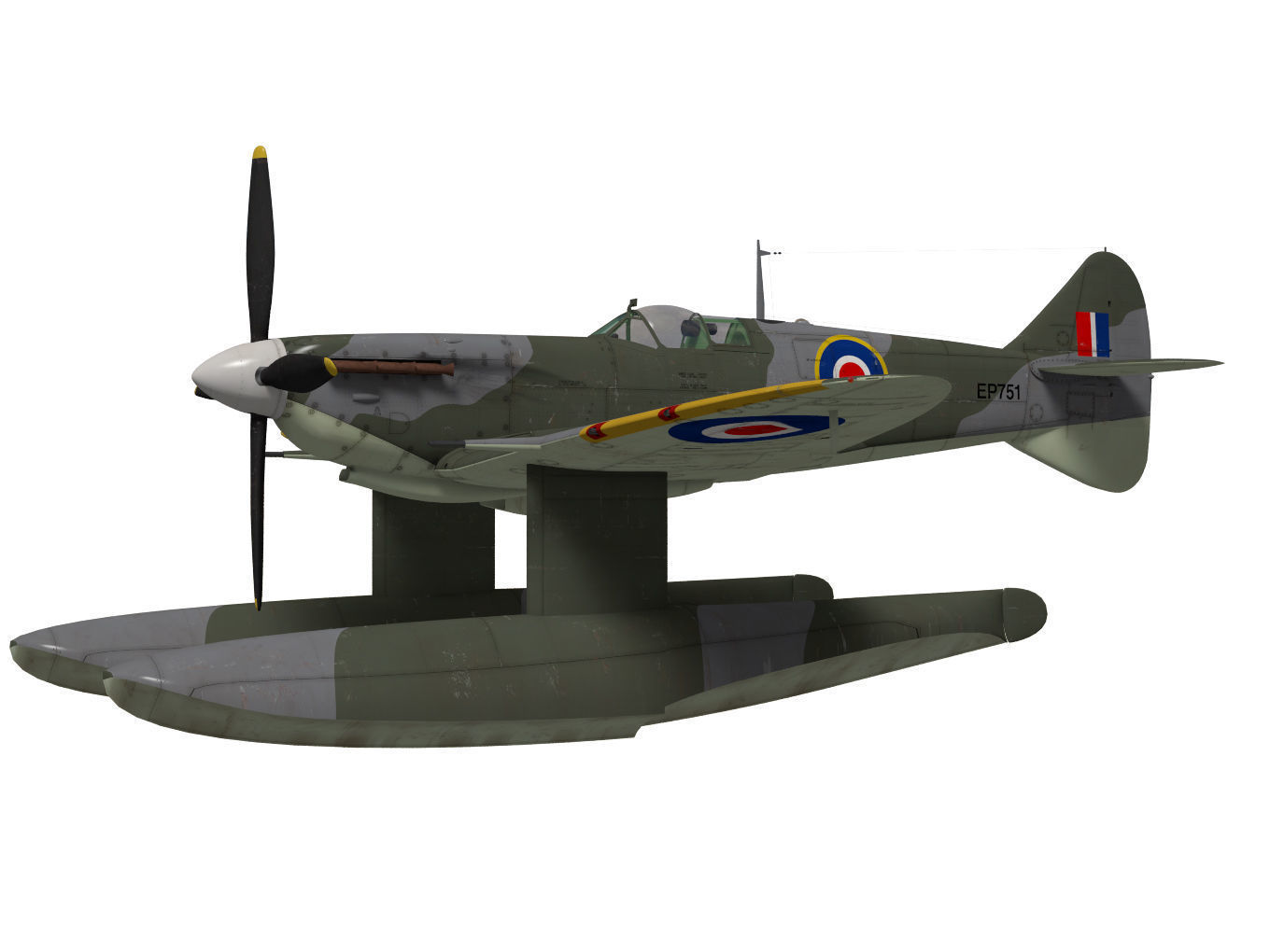 Supermarine Spitfire Mk-Vb Floatplane 3D model_2