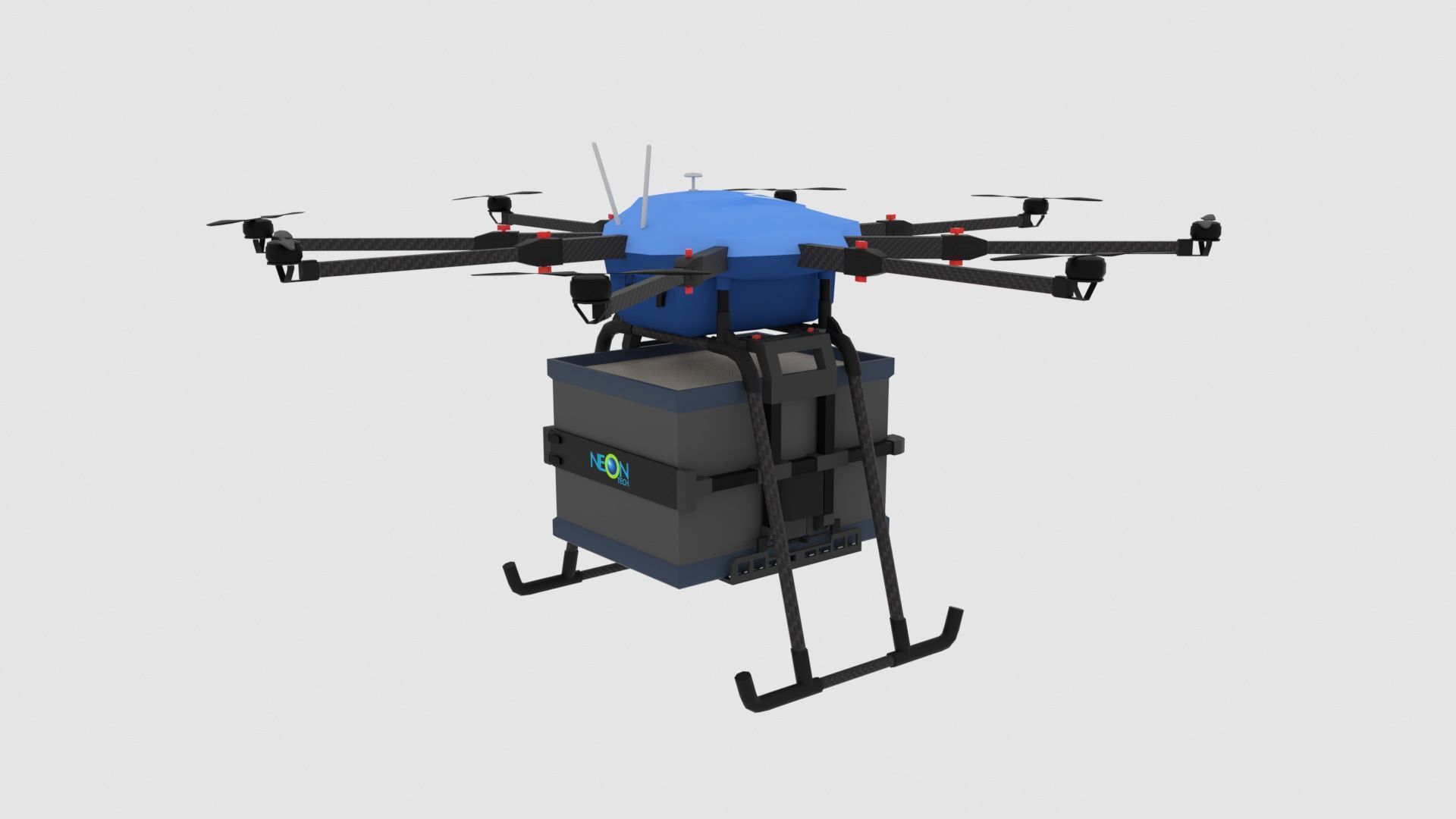 N drone 3D model_4