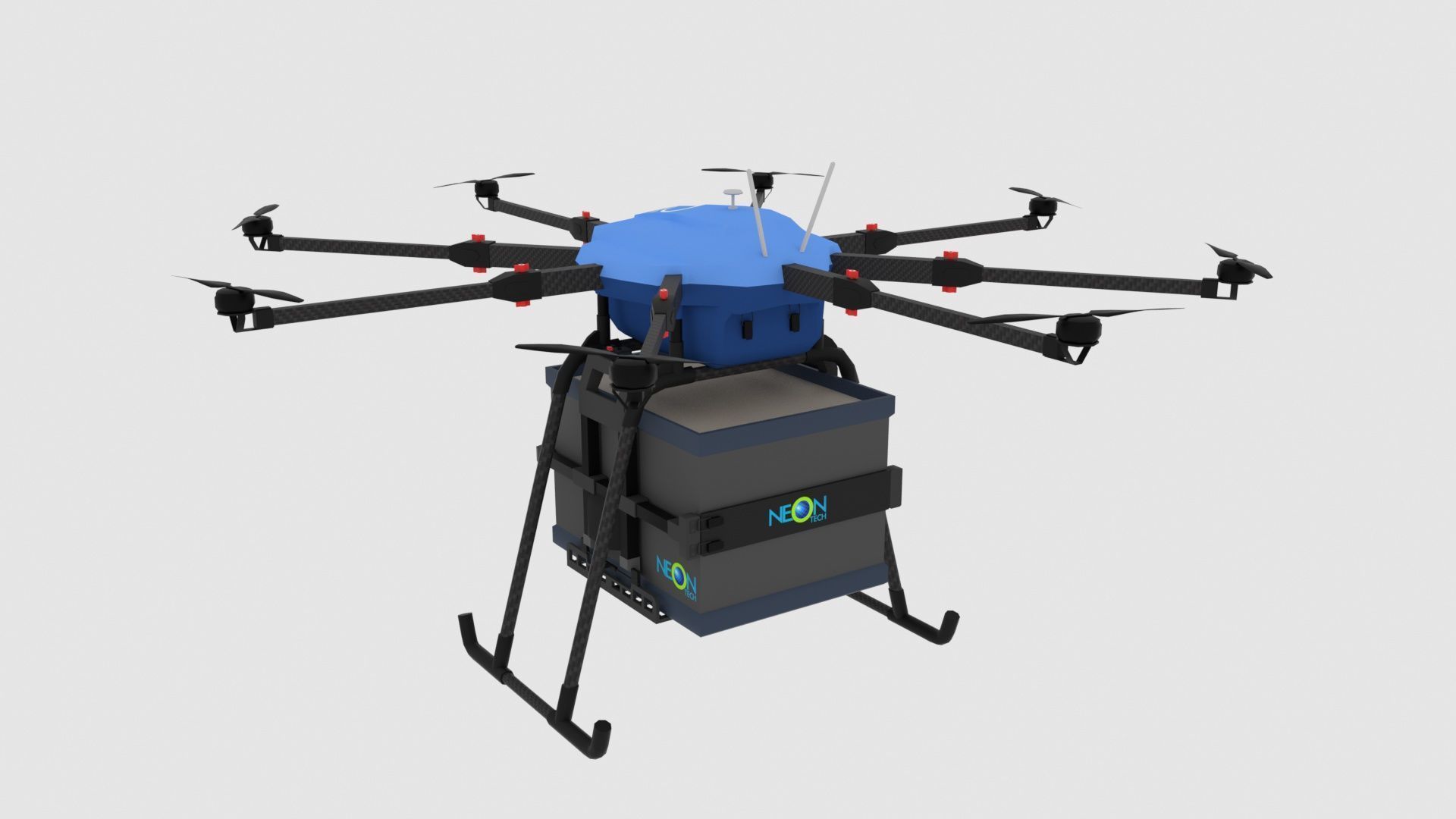 N drone 3D model_3