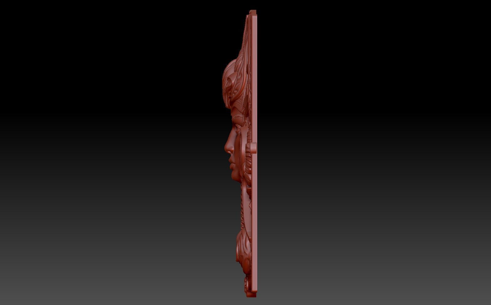 Witch woman 3D print model_1
