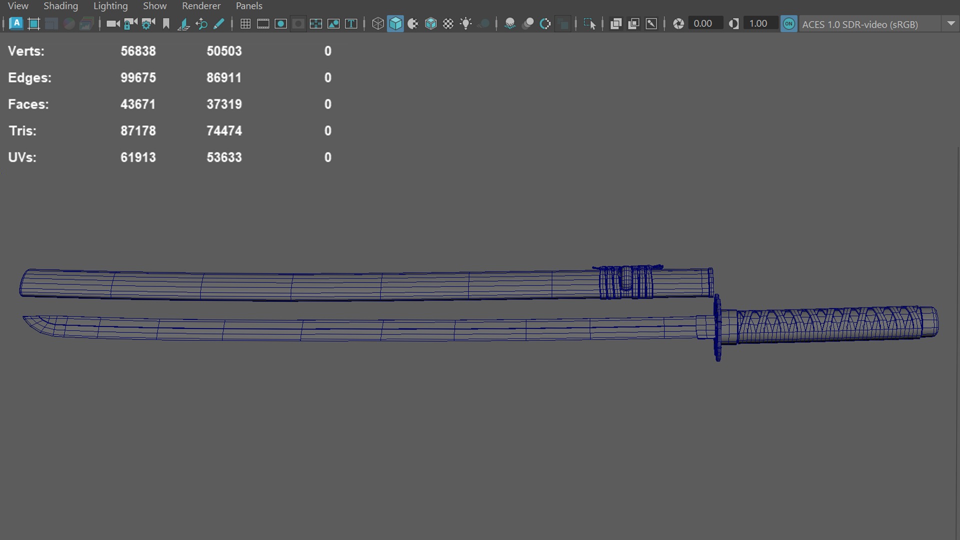 Semi-Realistic Warrior Girl Feng Huo With RIG Low-poly 3D model_16