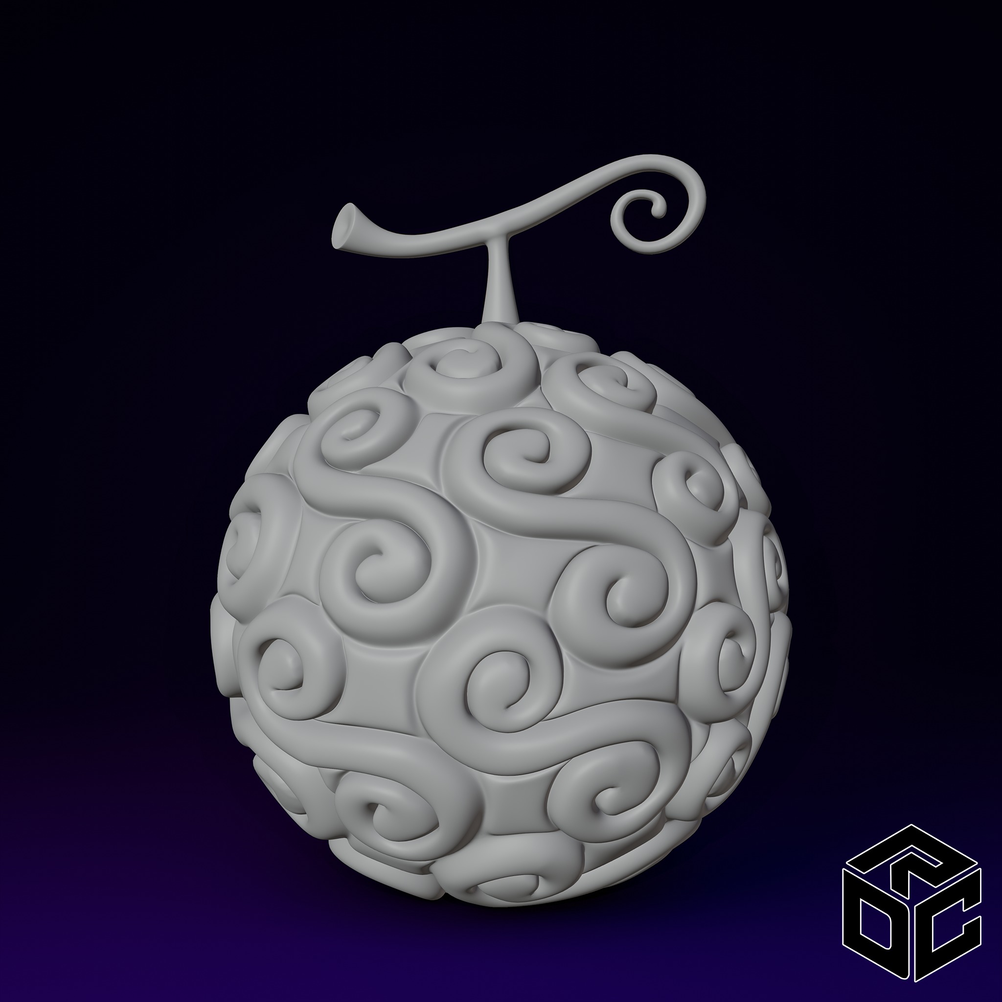 Gomu Gomu no Mi Low-poly 3D model_1