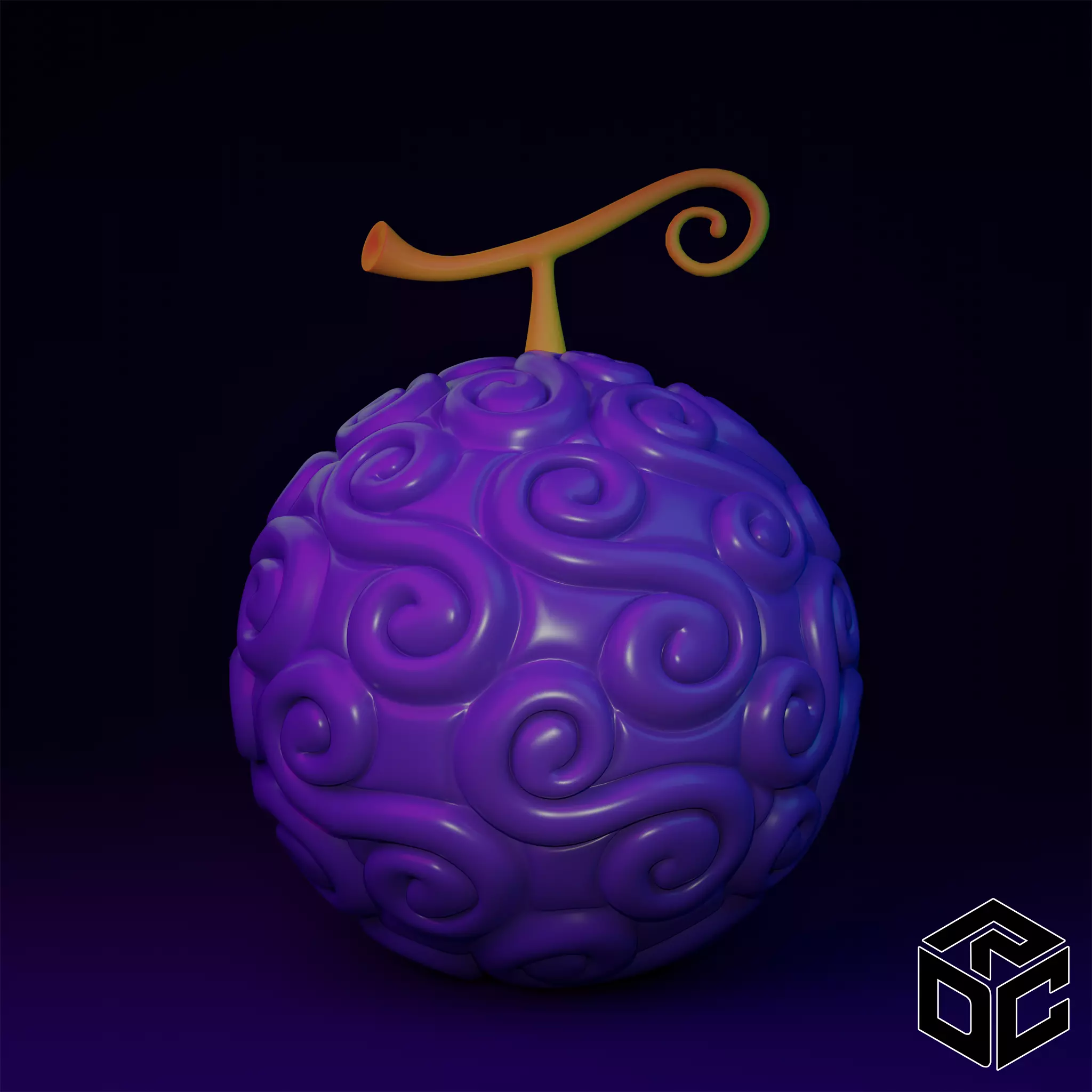 Gomu Gomu no Mi Low-poly 3D model_0