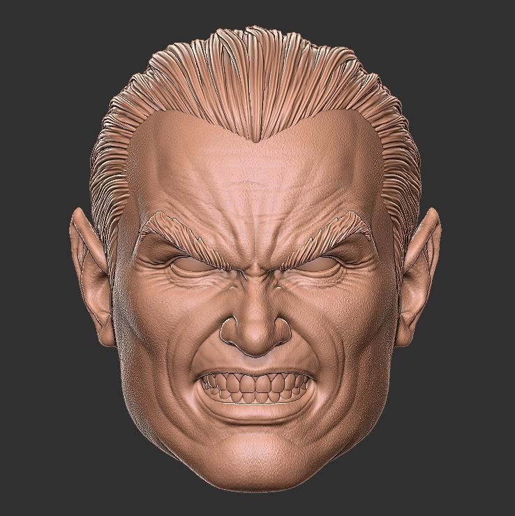 Black Adam Heads 3D print model_2