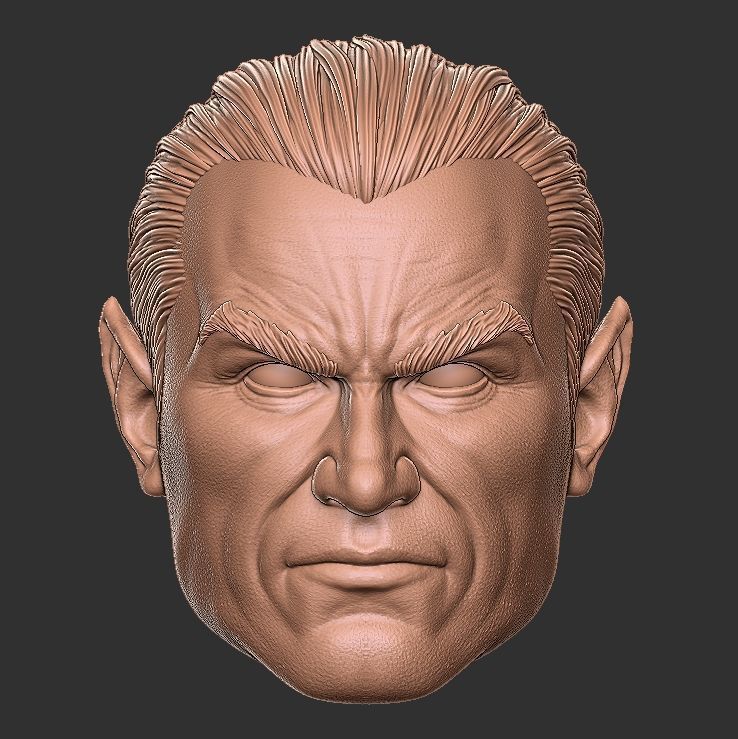 Black Adam Heads 3D print model_1