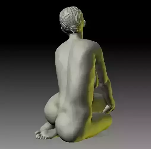 Johanna Nude female figurine for 3D printing 
