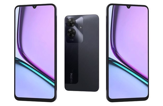 Realme Note 60 Marble Black 3D model