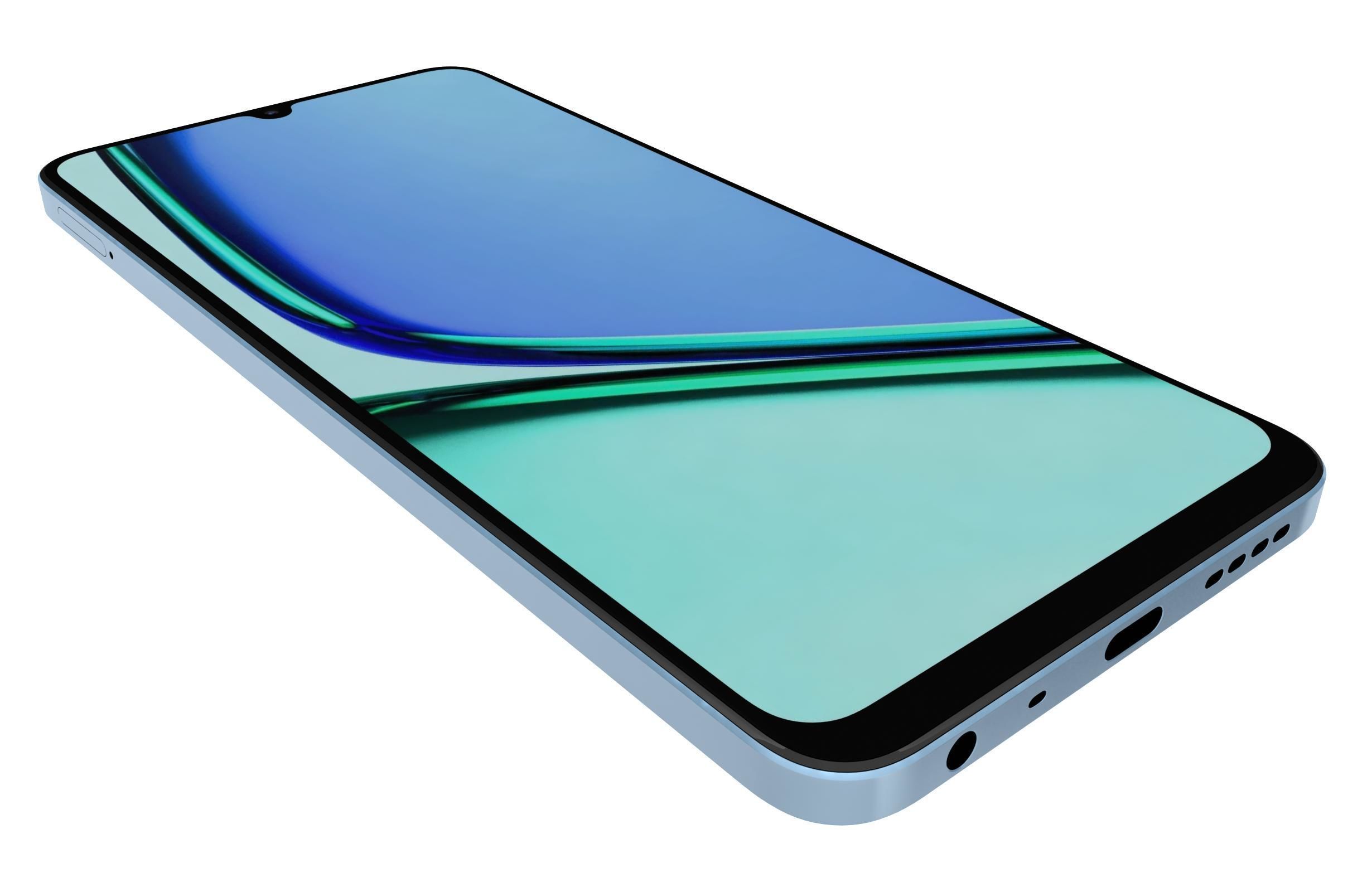 Realme Note 60 Voyage Blue 3D model_12