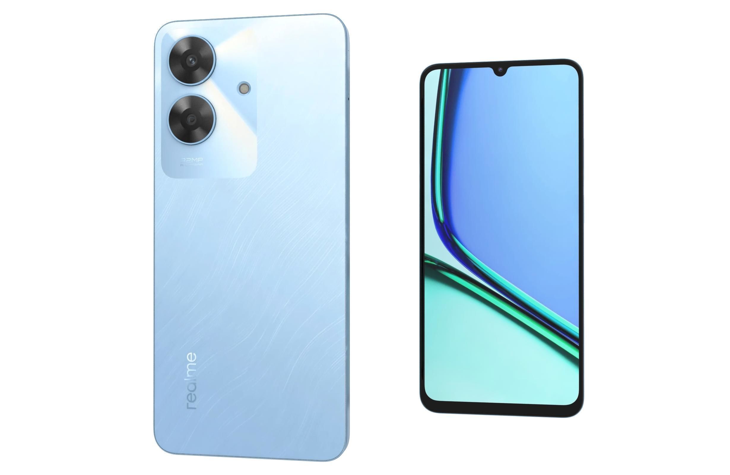 Realme Note 60 Voyage Blue 3D model_7