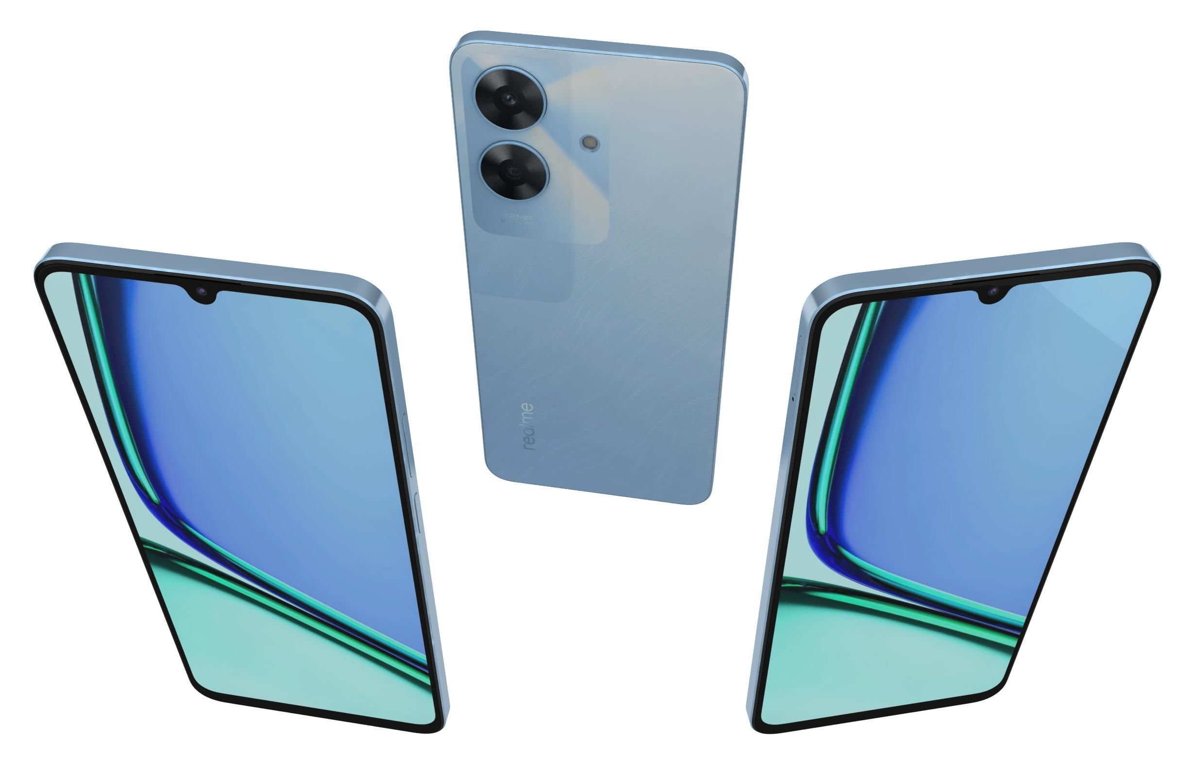Realme Note 60 Voyage Blue 3D model_1