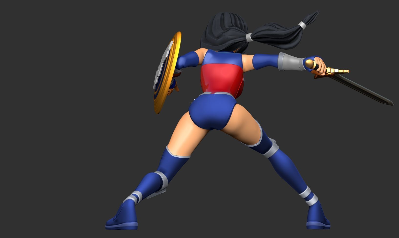 Wonder Woman 3D print model_6