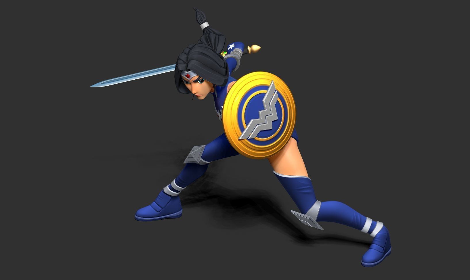 Wonder Woman 3D print model_5