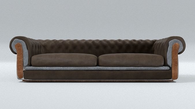 laos Game Sofa Low-poly 3D model