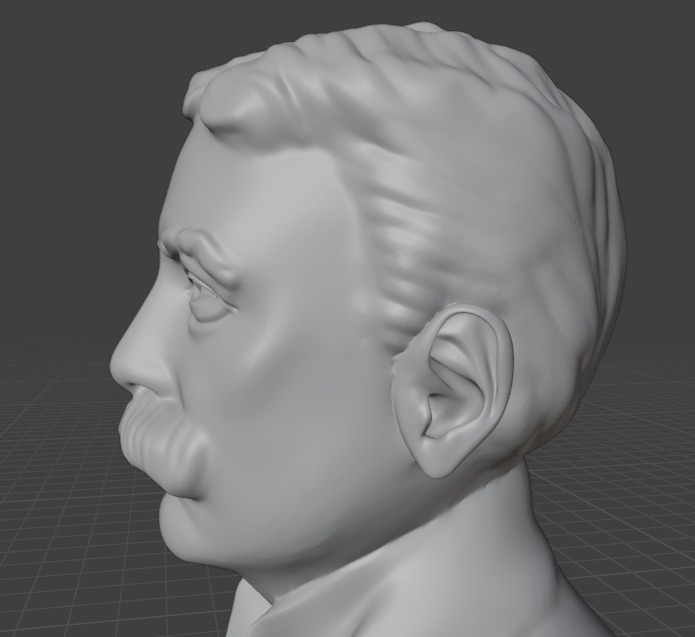 Ferdinand de Saussure 3D print model_18