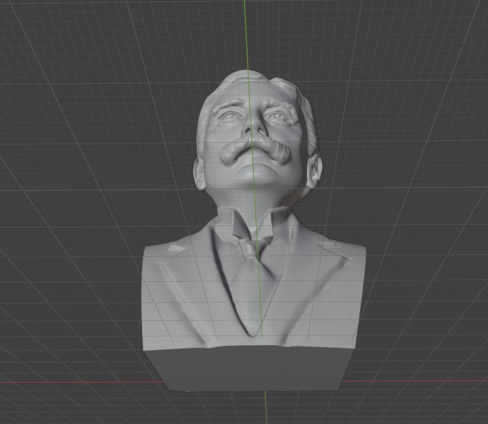 Ferdinand de Saussure 3D print model_6