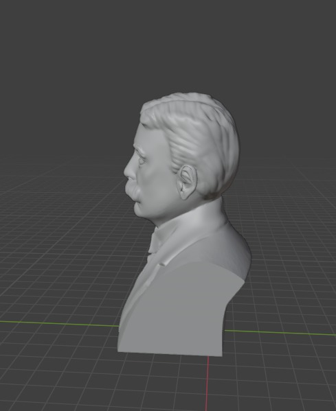 Ferdinand de Saussure 3D print model_5
