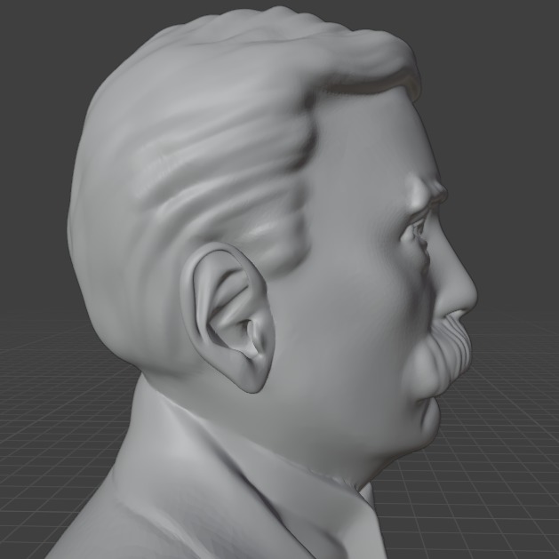 Ferdinand de Saussure 3D print model_16