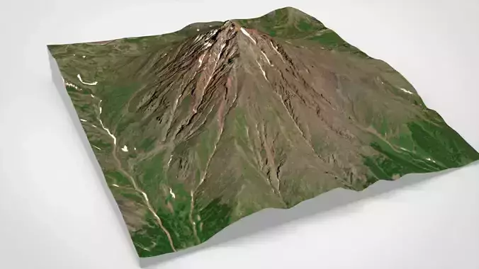 Stratovolcano Malaya Udina