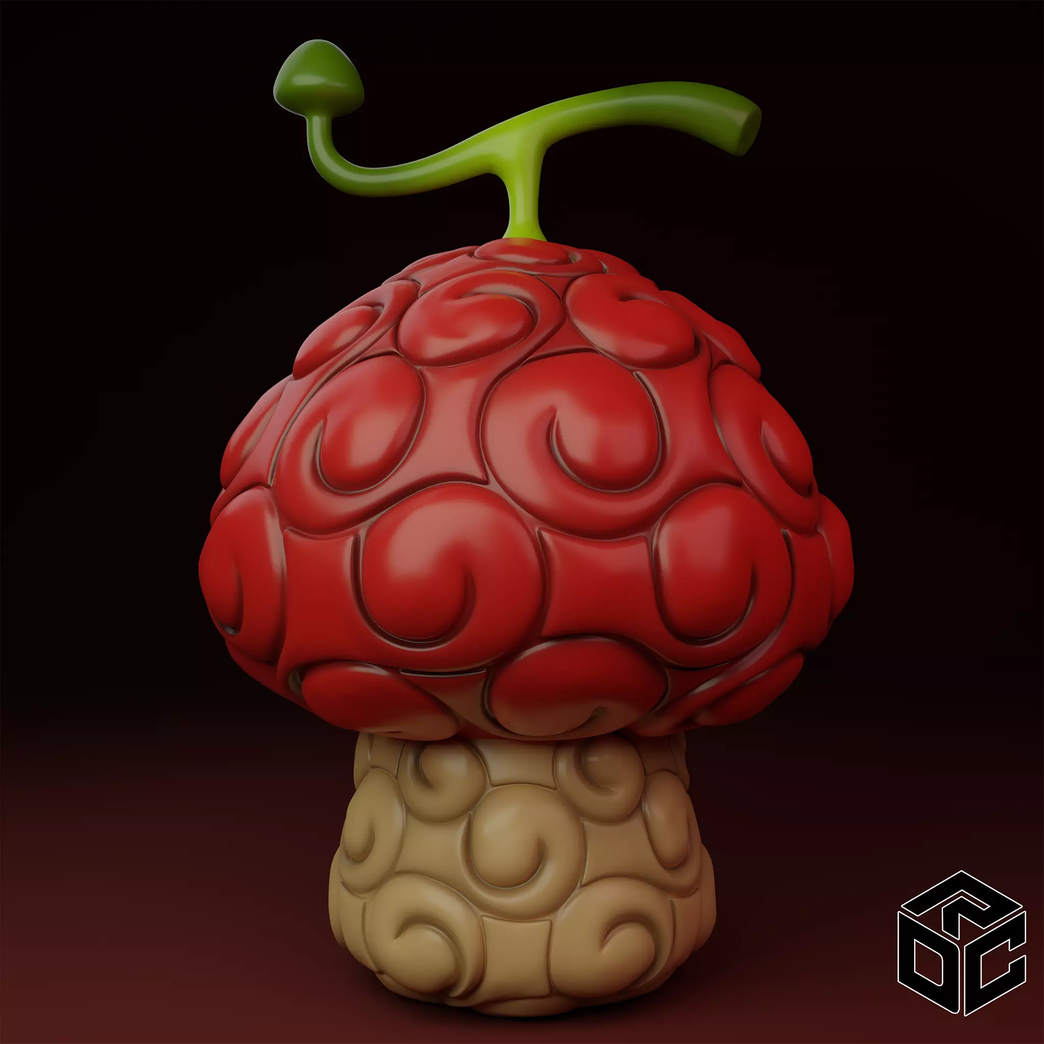 Hito Hito no Mi Low-poly 3D model_0