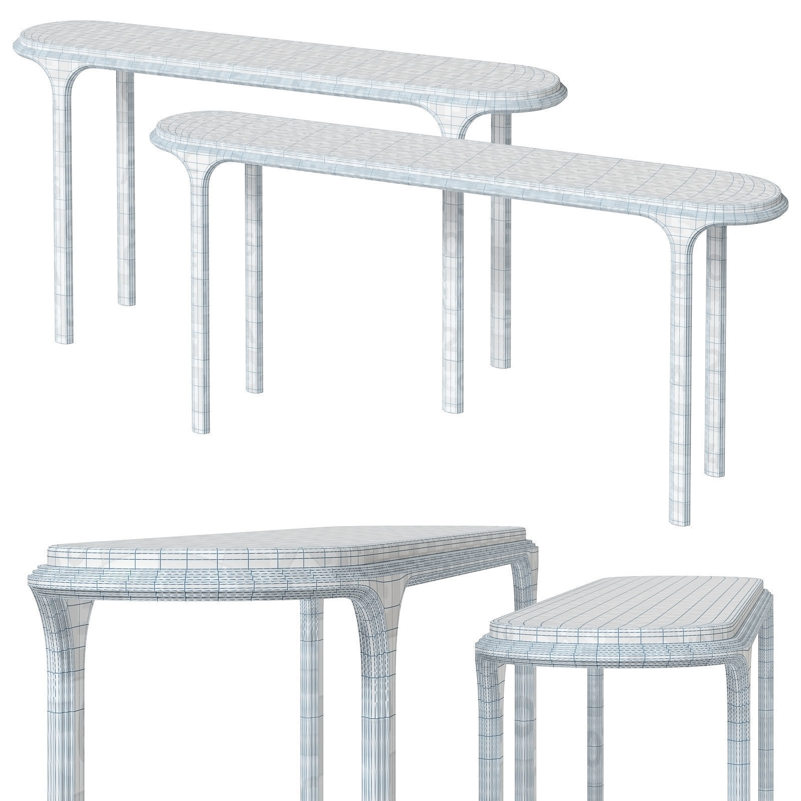 1920 and 1925 consoles by Carlyle Collective 3D model_8