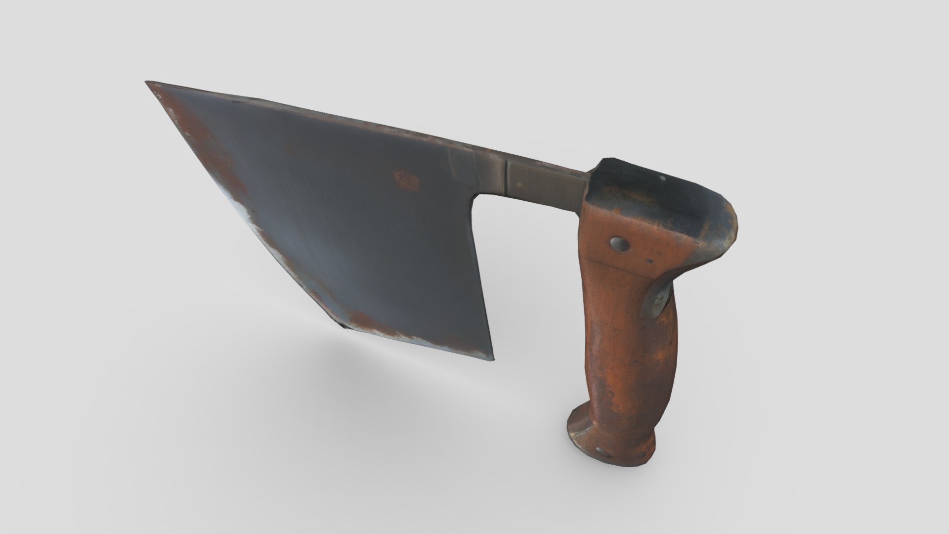 Cleaver 3 Low-poly 3D model_3