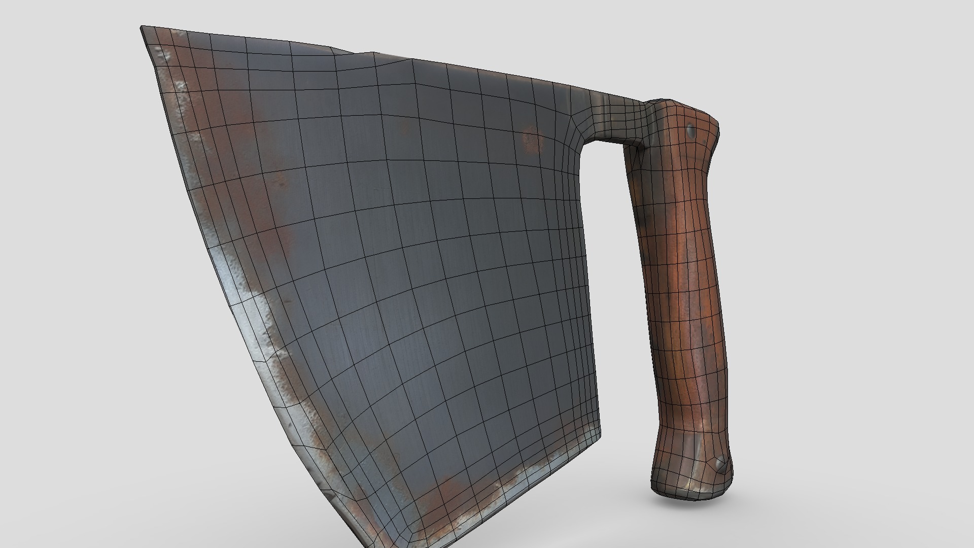 Cleaver 3 Low-poly 3D model_10