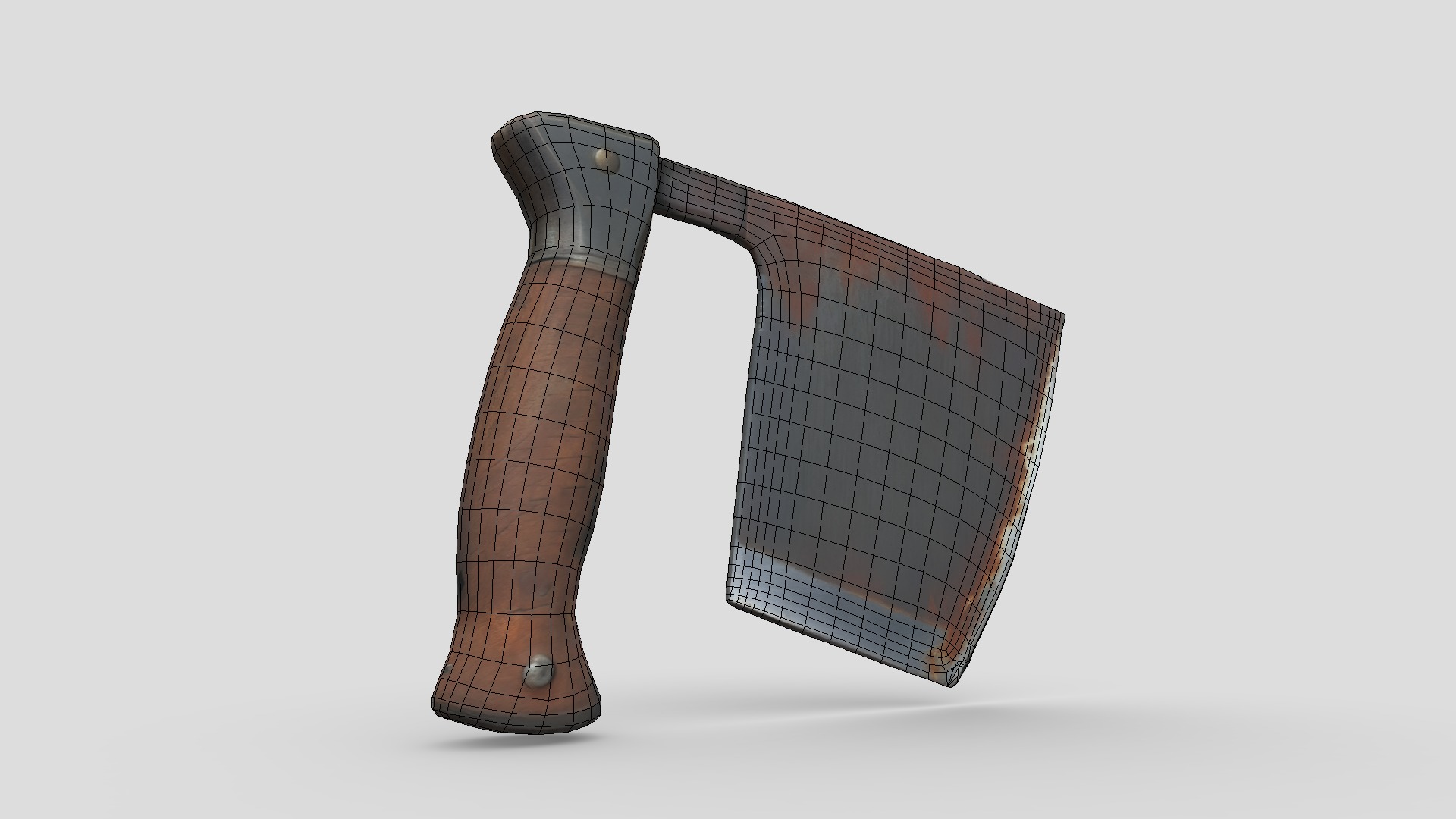 Cleaver 3 Low-poly 3D model_8