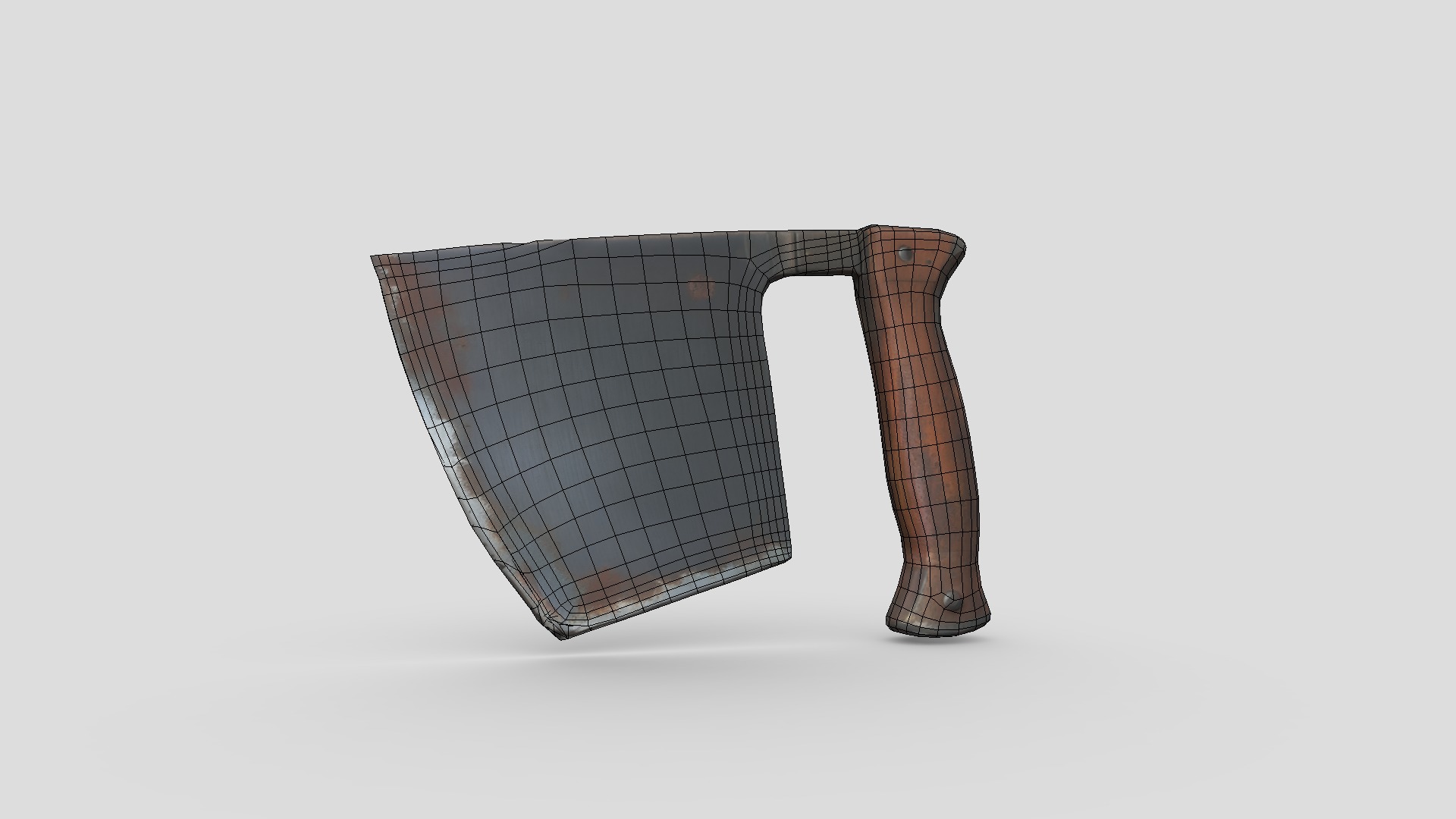 Cleaver 3 Low-poly 3D model_2