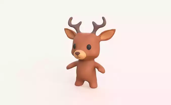Little animal baby - Deer cute - Character004