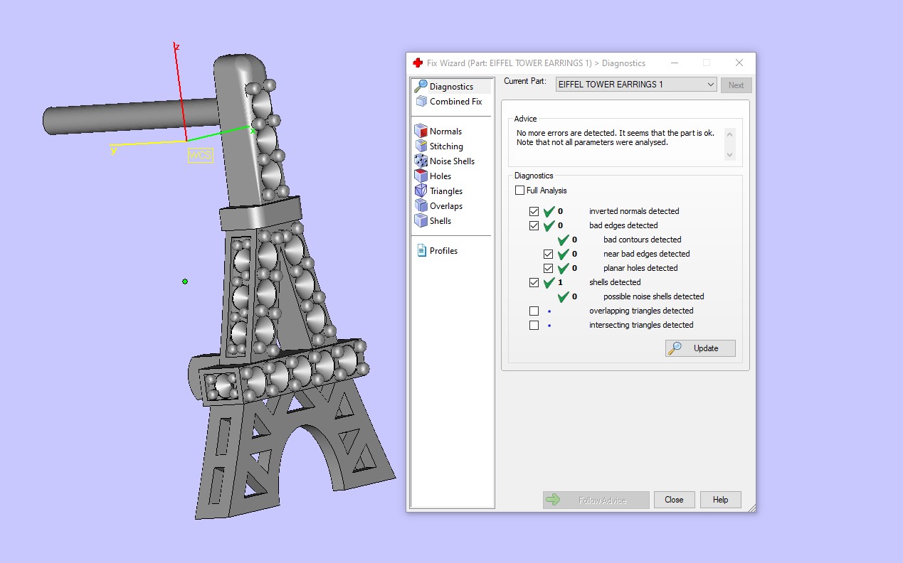 EIFFEL TOWER EARRINGS 3D print model_10