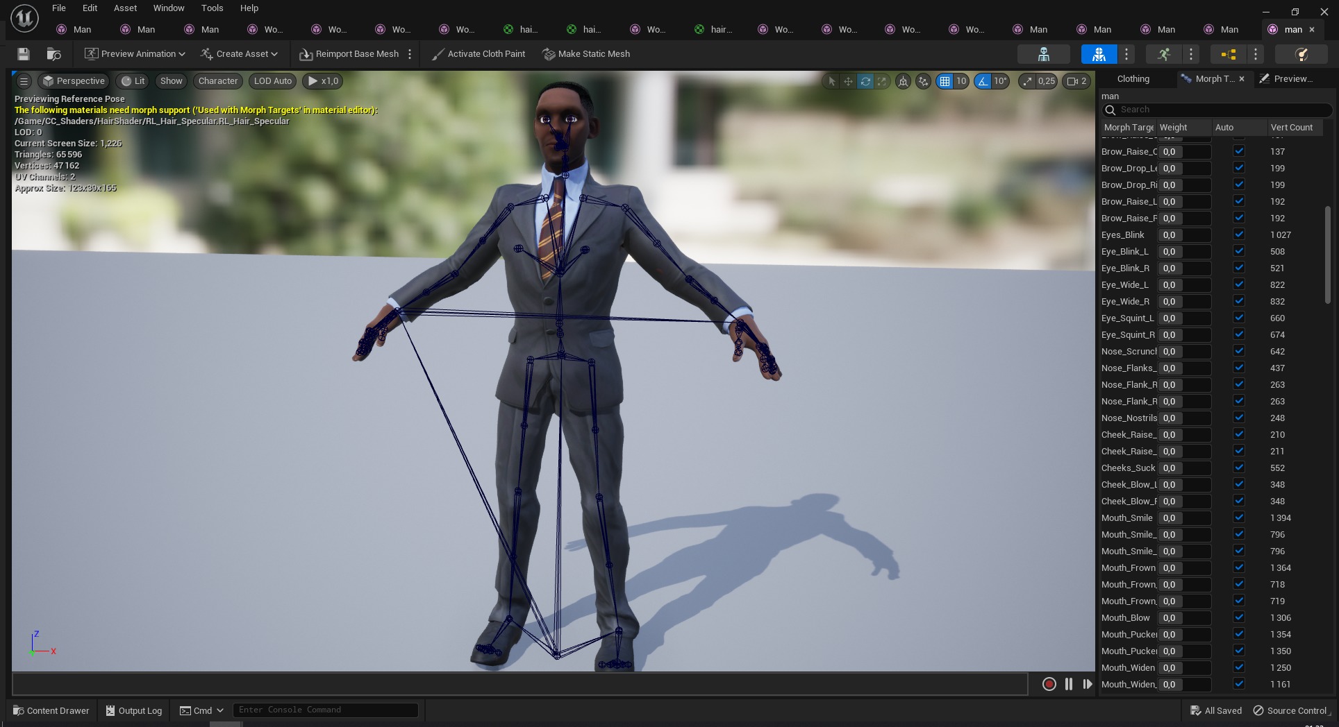 Toon Professional in Suit Businessman Low-poly 3D model_27