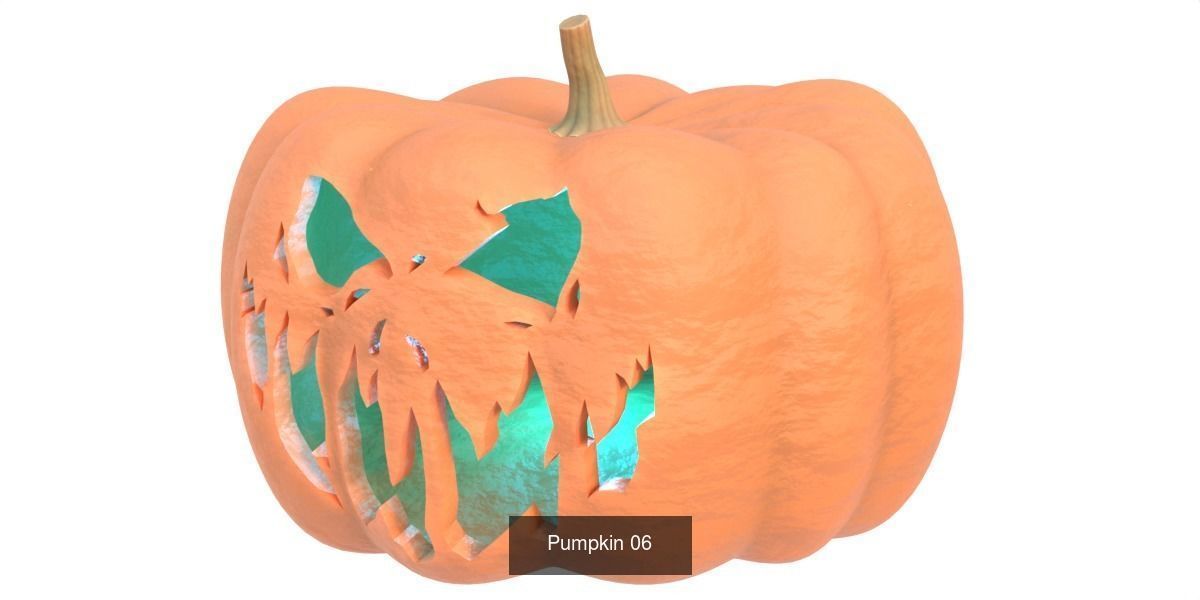 Pumpkin vol 03 3D Model Collection_6