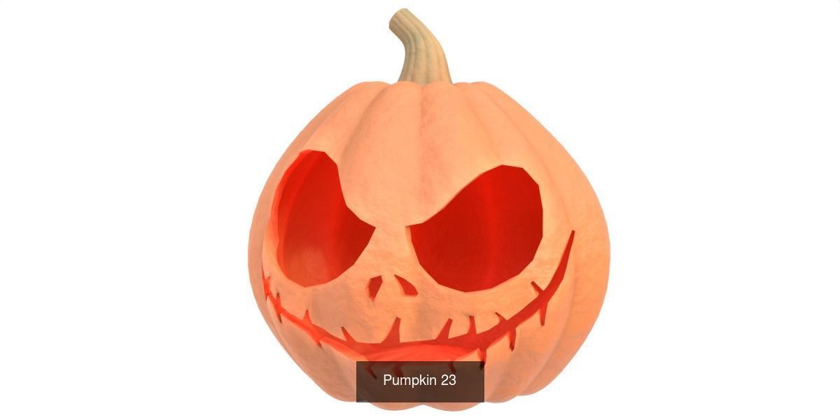 Pumpkin vol 03 3D Model Collection_11