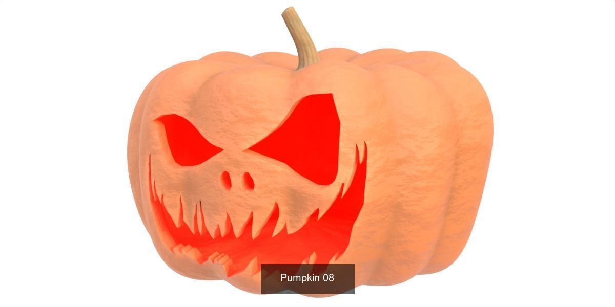 Pumpkin vol 03 3D Model Collection_8