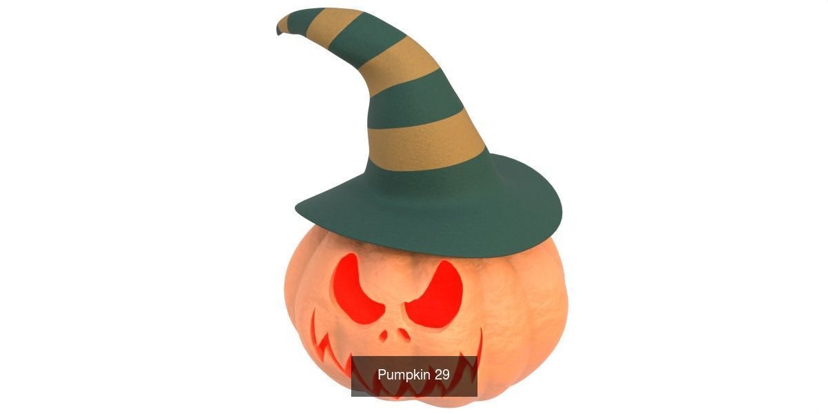 Pumpkin vol 03 3D Model Collection_12