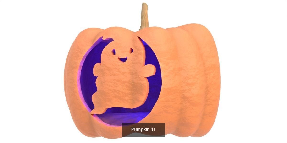 Pumpkin vol 03 3D Model Collection_10