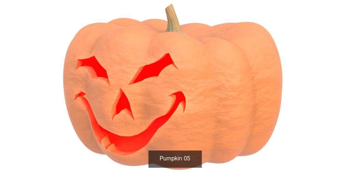Pumpkin vol 03 3D Model Collection_5