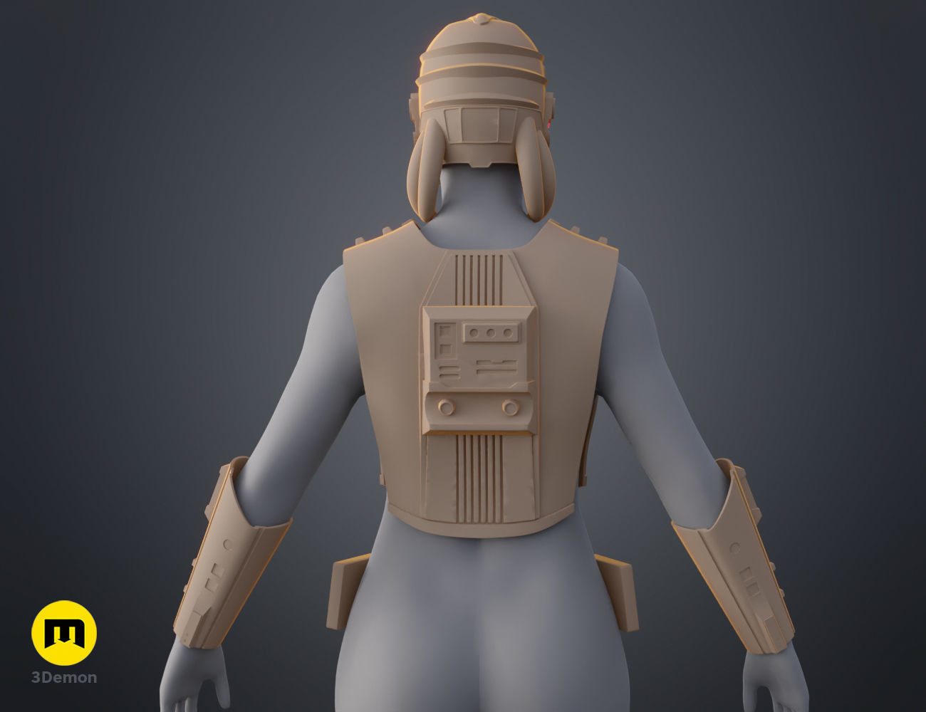 Fourth Sister armor - Kenobi 3D print model_12