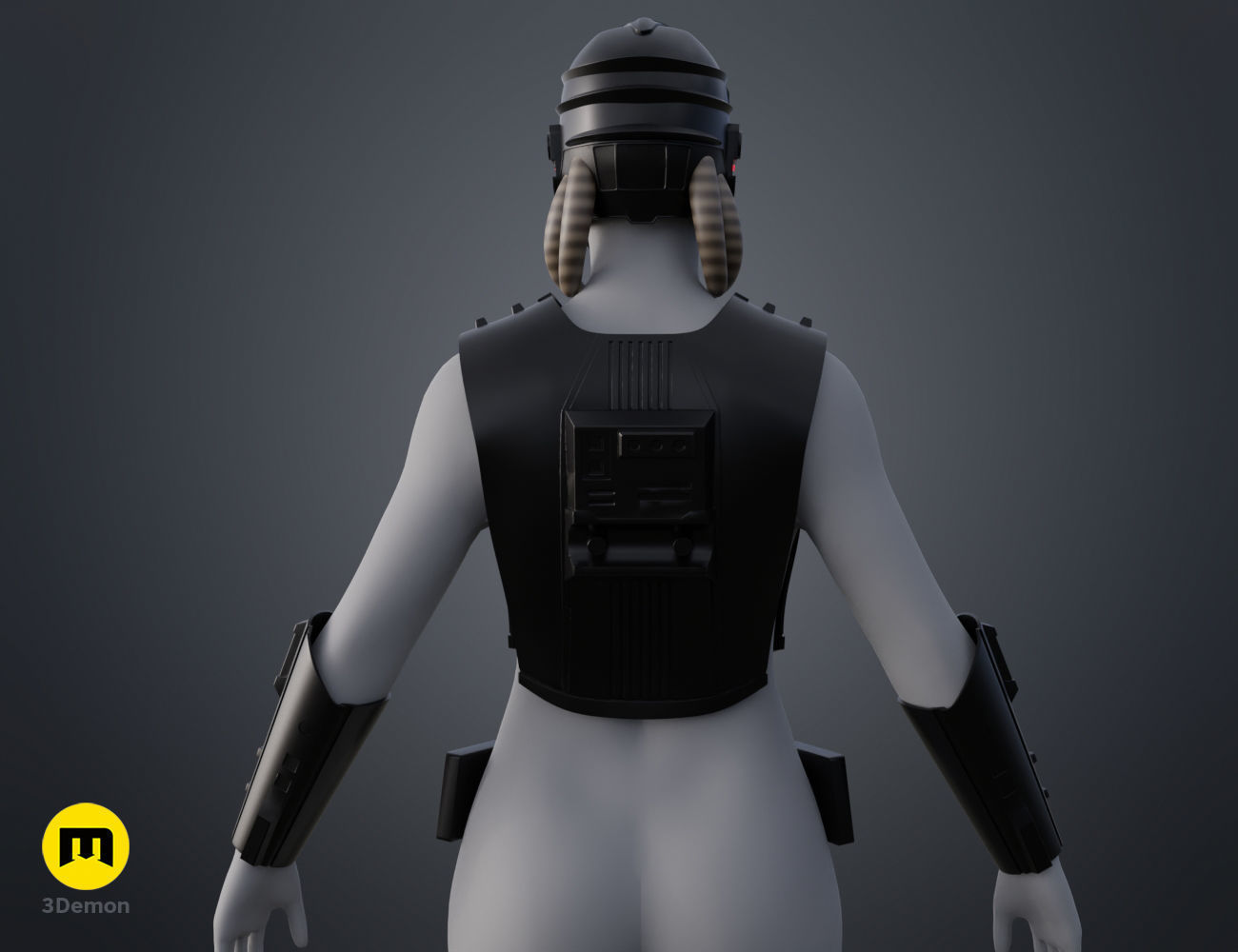 Fourth Sister armor - Kenobi 3D print model_7