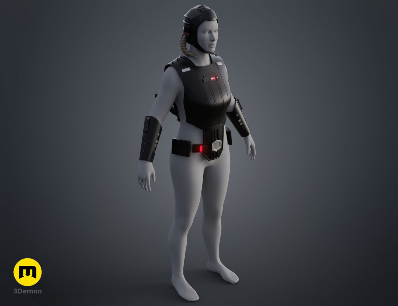 Fourth Sister armor - Kenobi 3D print model_1
