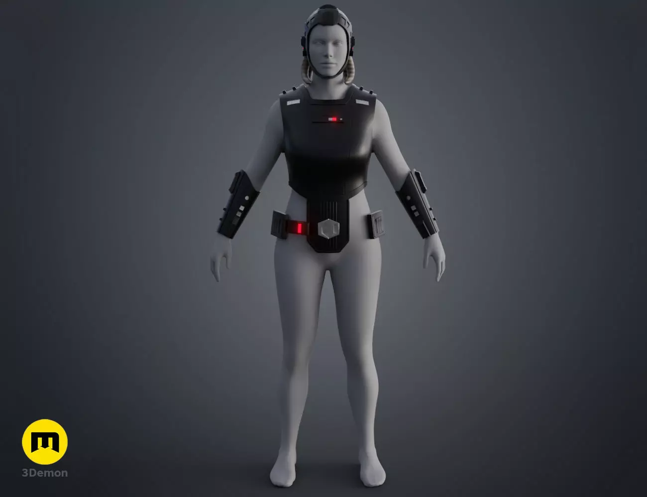 Fourth Sister armor - Kenobi 3D print model_0