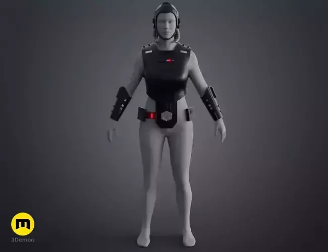 Fourth Sister armor - Kenobi 3D print model Fourth Sister armor - Kenobi 3D print model