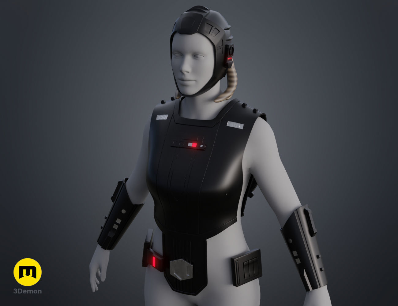Fourth Sister armor - Kenobi 3D print model_2