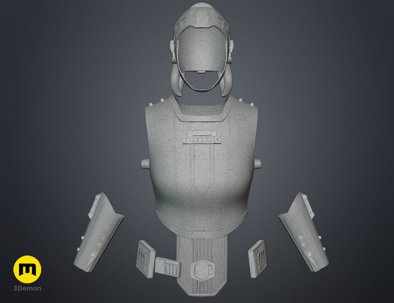Fourth Sister armor - Kenobi 3D print model_13
