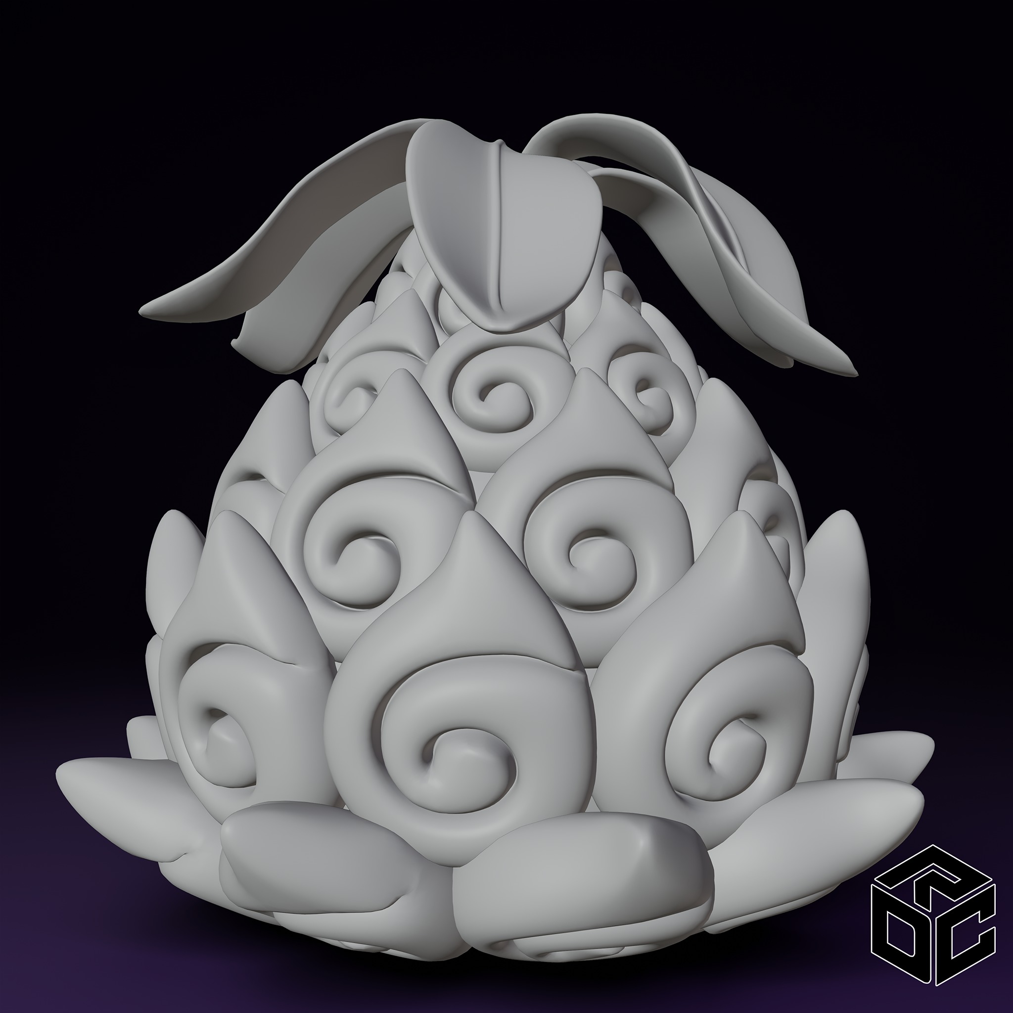 Yami Yami no Mi Low-poly 3D model_1