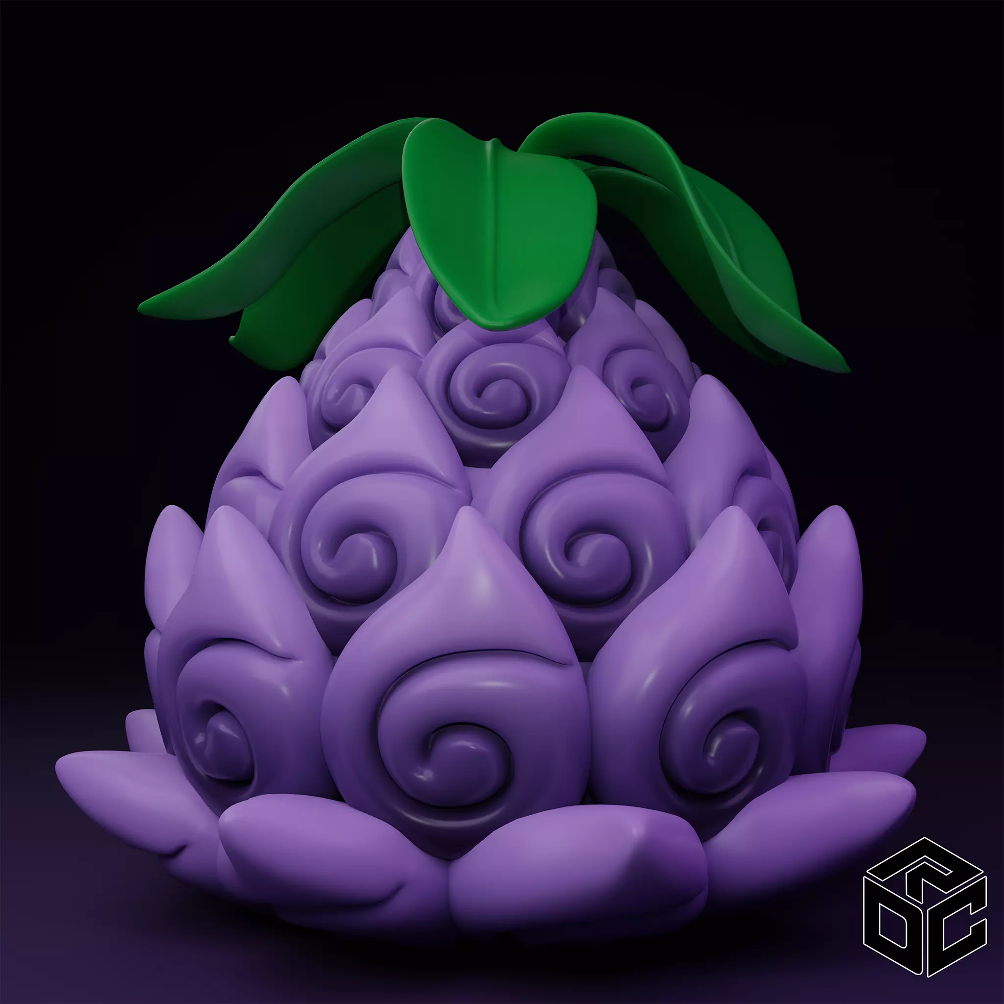 Yami Yami no Mi Low-poly 3D model_0